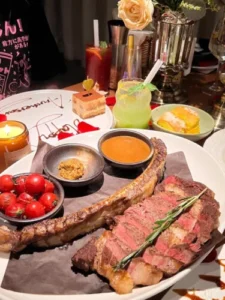 Click to view full screen Australian tomahawk steak, approximately 1.2 kg. photo review